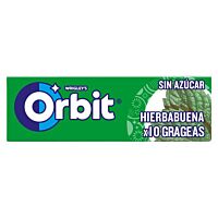 Orbit chicles sabor hierbabuena 10 ud