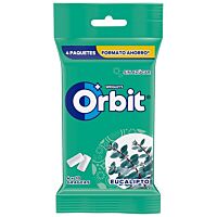 Orbit chicles sabor eucalipto 4 x 10 ud