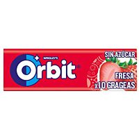 Orbit chicles sabor fresa ácida 10 ud