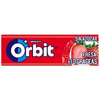 Orbit chicles sabor fresa ácida 10 ud