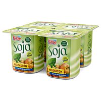 Kalise soja sabor melocotón 4 x 125 g