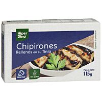 HiperDino chipirones en su tinta 115 g