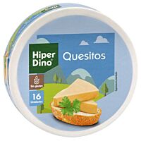 HiperDino queso fundido en porciones 250 g