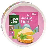 HiperDino queso fundido en porciones light 250 g