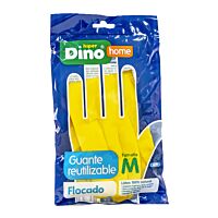 HiperDino guante goma flocados talla M 1 ud