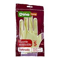 HiperDino guante goma satinados talla S 1 ud