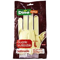HiperDino guante goma satinados talla L 1 ud