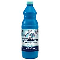 La Lavandera lejía con detergente azul 1,5 lt