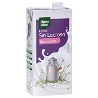 HiperDino leche desnatada sin lactosa 1 l