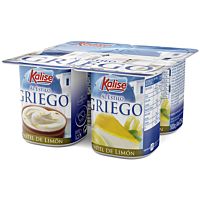 Kalise yogur griego de pastel de limón pack 4x125 g