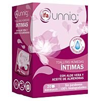 Ifa Unnia toallitas húmedas íntimas 20 ud