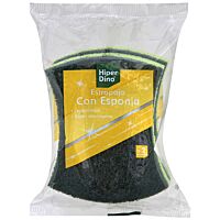 HiperDino estropajo con esponja ergonómico paquete 2 ud