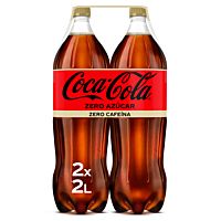 Coca-Cola refresco de cola zero zero 2 x 2 l