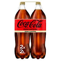 Coca-Cola refresco de cola zero zero 2 x 2 l COCA COLA
