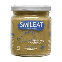 Smileat potito de verduras con merluza ecológico 230 g