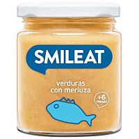 Smileat potito de verduras con merluza ecológico 230 g