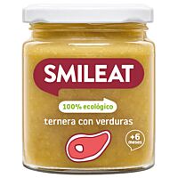 Smileat potito de ternera con verduras ecológico 230 g