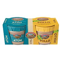 Casa Tarradellas patés de atún y pollo 2 x 125 g