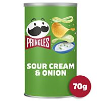 Pringles papas fritas sabor sour cream y cebolla 70 g