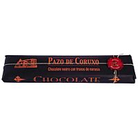 Pazo de Coruxo chocolate negro con trozos de naranja 300 g