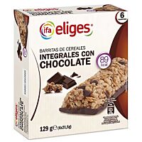 Ifa Eliges barritas de cereales integrales y chocolate 129 g