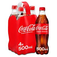 Coca-Cola refresco de cola 4 x 50 cl