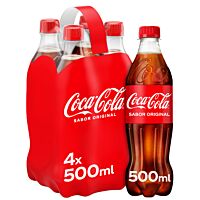 Coca-Cola refresco de cola 4 x 50 cl COCA COLA