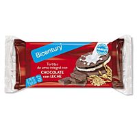 Bicentury tortitas de chocolate con leche 130 g