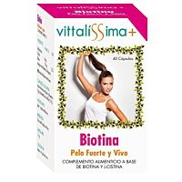 Vittalíssima biotina para pelo fuerte y vivo 40 ud