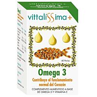 Vittalíssima omega3 y vitamina E 40 ud