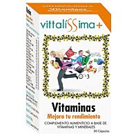 Vittalíssima vitaminas para mejorar el rendimiento 50 ud