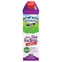 Asturiana leche entera sin lactosa 1 l