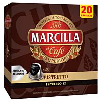 Marcilla café ristretto 20 cápsulas