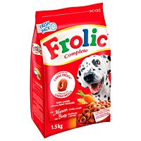 Frolic perro carne cereales y zanahorias 1,5 kg