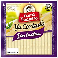 Baquero queso semi sin lactosa cortado 200 g