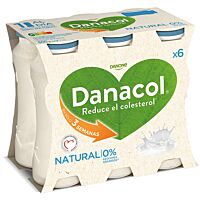 Danone Danacol bebible natural pack 6x100 g