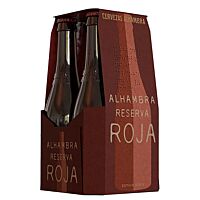 Alhambra cerveza reserva roja 4 x 33 cl