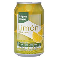 HiperDino refresco de limón 33 cl