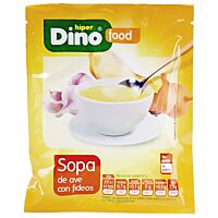 HiperDino sopa de ave con fideos 80 g