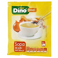HiperDino sopa de pollo con fideos 80 g