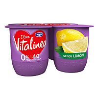 Vitalínea sabor limón 4 x 120 g