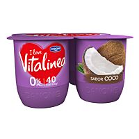 Vitalínea sabor coco 4 x 120 g