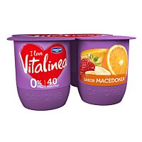 Vitalínea sabor macedonia 4 x 120 g