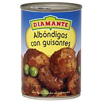 Diamante albóndigas con guisantes 400 g