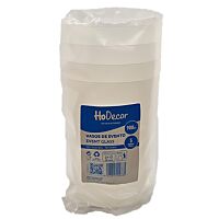 Hiperdino vaso plástico transparente 900cc paquete 5 uds