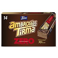 Tirma ambrosías de chocolate negro 0 % 14 ud