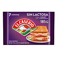 El Caserío queso sin lactosa 185 g