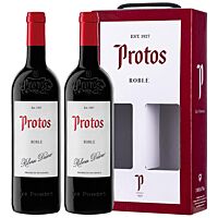 Protos vino tinto Ribera del Duero roble 2 x 75 cl