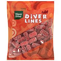 HiperDino cortaditos de fresa y nata pica 150 g