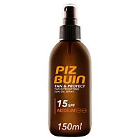 Piz Buin tan protect aceite solar acelerador del bronceado spray SPF15 150 ml
